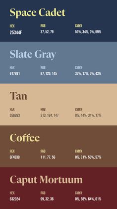 Colors:
25344F
617891
D5B893
6F4D38
632024 Canva Hex Codes, Pantone Color Palette Charts, 3 Colour Palette, Color Combinations Design, Color Palette Royal, Pretty Color Palette, Canva Color Palette, Pantone Colours