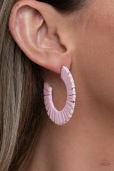 A Chance of RAINBOWS Pink ✧ Hoop Earrings Hoop Earrings Paparazzi Jewelry Images, Cord Wrap, Gal Pal, Rainbow Earrings, Paparazzi Accessories, Chic Jewelry, Paparazzi Jewelry, Pink Earrings, Pink Pink