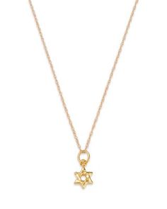 Bloomingdale's Fine Collection Children's Star of David Pendant Necklace in 14K Yellow Gold, 14 Gold Star Of David Necklace, Star Of David Pendant, Star Of David, Gold Stars, Yellow Gold, Pendant Necklace, Stars, Pendant, Yellow