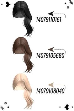 different types of hair are shown in this diagram