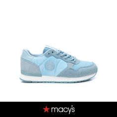 in stock Light Blue Lace-up Sneakers For Jogging, Light Blue Cushioned Sneakers For Jogging, Light Blue Casual Sneakers For Jogging, Casual Light Blue Sneakers For Jogging, Casual Light Blue Jogging Sneakers, Pastel Blue, Women Lace, Pick Up, In Store