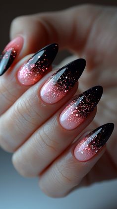 Pink Ombre Nails Dip Powder Nails 2024, Pink Purple Nail Designs, Acrylic Nail Designs Ombre, Nail Inspo Trendy, Witchy Nails, Pink Nail