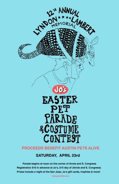 an advertisement for the easter parade and costume contest in london, apr 29th - 23rd