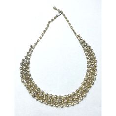 Vintage Rhinestone Collar Necklace. Collar vintage Necklace with hook closure. rhinestone design. Vintage necklace. JH37H. Glamorous Metal Choker With Sparkling Stones, Wedding Metal Choker With Bling, Glamorous Round Crystal Rhinestone Necklace, Evening Rhinestone Metal Choker Necklace, Round Rhinestone Necklace For Party, Dazzling Gold Rhinestone Necklace For Formal Occasions, Metal Rhinestone Necklace In Costume Jewelry Style, Party Rhinestone Necklace With Jeweled Metal, Party Jeweled Metal Rhinestone Necklace