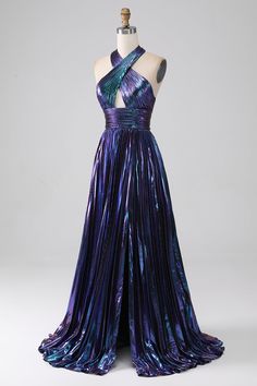 Galaxy Bridesmaid Dress, Galaxy Inspired Dress, Plum Prom Dress Long, Semi-formal Dress, Northern Lights Dress, Feyre Night Court Outfit, Galaxy Prom Dress, Midnight Purple Prom Dress, Unique Dresses Creative