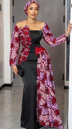 Beautiful Ankara Gowns, Dress Ankara, Ankara Gown Styles, Ankara Gown, Dress African, Asoebi Styles, Gown Styles, Ankara Dress