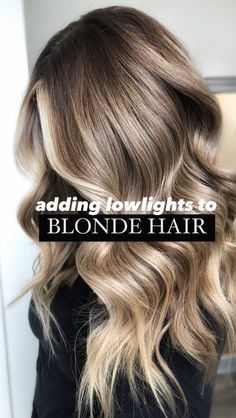 MARINA V SELLECCHIA | — L O W L I G H T S — Lowlights are a great way to add depth back into a blonde, allowing for lower maintenance color that grows out… | Instagram Balayage Blonde With Lowlights, Lite Blonde Hair, How To Lowlights For Blondes, Cool Tone Lowlights For Blondes, Add Brown Lowlights To Blonde Hair, Blondes Going Darker For Fall, Lowlites In Blonde Hair, Fall Hair Lowlights Blondes, Add Brown To Blonde Hair