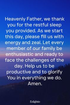 Start your day with the powerful practice of morning prayers for your family. This collection includes uplifting Bible verses to inspire and guide you as you ask for blessings and protection for your loved ones. Nurture a deep sense of faith and connection within your family with these meaningful daily prayers. Strengthen your bond, cultivate gratitude, and seek divine guidance together each morning. Pray together, grow together, and build a strong foundation rooted in love and spirituality. Morning Prayers For Today For Protection, Prayers For Couples To Pray Together, Blessed Morning Quotes Prayer, Morning Prayers To Start Your Day, Prayer For Morning, Prayers For Your Family, Morning Prayer For Family