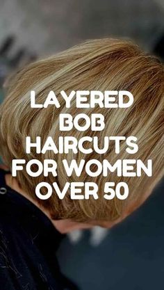 Layered Bob Haircuts For Women, Grey Bob Hairstyles, Short Layered Bob Haircuts, Hairstyles For Ladies, Trendy Bob Hairstyles, Layered Bob Short, Layered Bob Haircuts