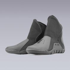 Nylon Ankle Boots For Outdoor, Slip-resistant Synthetic Waterproof Boots For Streetwear, High-top Nylon Boots For Streetwear, Modern Synthetic Boots For Winter, Winter Synthetic Ankle Moto Boots, Functional Nylon Boots For Streetwear, Breathable High-top Boots For Streetwear, Winter High Ankle Synthetic Moto Boots, Synthetic Round Toe Waterproof Boots For Streetwear