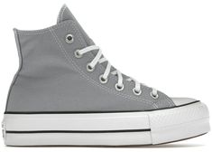 Buy and sell StockX Verified Converse shoes on StockX including the Converse Chuck Taylor All Star Hi Platform Obsidian Mist (Women's) and thousands of other sneakers with price data and release dates. Grey Platform Converse, Converse High Tops Gray, Light Gray Platform Converse, Converse Gray High-top Sneakers With Round Toe, Platform Converse Gray, Converse Black Mid-top Platform Sneakers, Black Converse High-top Platform Sneakers, Platform Converse, Hot Sneakers