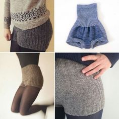 four different pictures of woman's legs in tights and leg warmers, one showing the lower half of her pants