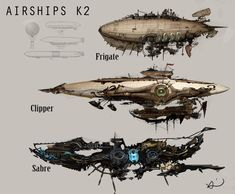 some type of futuristic ship with different parts