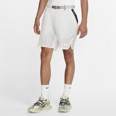 Nike ISPA Shorts Sail CK4996-133 Sporty White Shorts For Outdoor, White Summer Shorts For Outdoor, White Casual Athletic Shorts For Outdoor, White Sportswear Shorts For Outdoor, White Outdoor Shorts, White Short Bottoms For Outdoor, White Nike Joggers, Nike Ispa, Sportswear Design