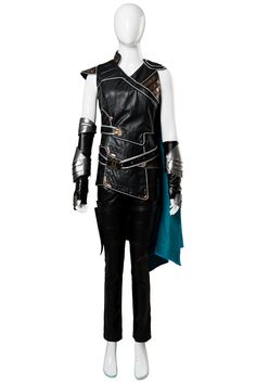 Thor 3 Ragnarok Valkyrie Outfit Whole Set Cosplay Costume, the best choice for comic cons and halloween cosplay. Black Warrior Cosplay Costume For Larp, Warrior Cosplay Costume For Larp Events, Warrior Style Cosplay Costume For Larp Events, Warrior Cosplay Costume For Halloween, Black Warrior Cosplay Costume For Fantasy Events, Elven Costume For Halloween Cosplay, Black Elven Costume For Halloween, Black Elven Halloween Costume, Cyberpunk Cosplay Costume For Comic-con