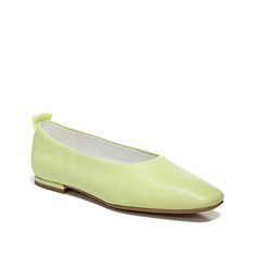 Franco Sarto-Vana Ballet Flat Jazz up your summer wardrobe with the Vana ballet flat from Franco Sarto. This shiny upper partially made from recycled materials is complemented with a rounded square toe and a durable outsole. Rounded Square, Franco Sarto Shoes, Franco Sarto, Ballet Flat, Summer Wardrobe, Recycled Materials, Women's Style, Ballet Flats, Light Green