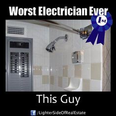 this guy won the worst electrician ever