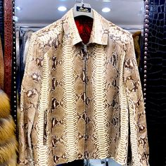 Custom-Made Tailor Jacket Made In New York Genuine Snakeskin Peyton Luxury Beige Leather Jacket With Long Sleeves, Luxury Beige Long-sleeve Leather Jacket, Luxury Beige Long Sleeve Leather Jacket, Luxury Long Sleeve Beige Leather Jacket, Designer Beige Long Sleeve Outerwear, Luxury Long Sleeve Outerwear For Fall, Luxury Long Sleeve Fall Outerwear, Snakeskin Blazer, Snakeskin Jacket