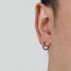 Type: AccessoriesMaterial: 925 Silver Best Earrings For Men, Silver Ear Cuff Earrings, Men's Piercings, Earring Cuff Chain, Y2k Earrings, Best Earrings, Stud Earrings For Men, Earrings For Men, Silver Ear Cuff