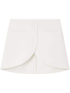 ecru two front welt pockets asymmetric hem thigh-length Asymmetric Hem, Welt Pockets, Welt Pocket, Great Deals, Mini Skirts, Zara, White, Clothes