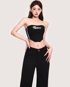 Age: 18-24 years oldSize: S M LStyle: StreetColor classification: BlackCombination form: single pieceCatalog number: X23B6692Year Season: Summer 2023Length: ShortClothing fit: slim fitStyle: OtherMaterial composition: Other materials Black Tube Top For Summer Clubbing, Black Tube Top For Club And Summer, Black Tube Top For Club, Summer Season, Black Y2k Style Tube Top For Summer, Black Y2k Tube Top For Summer, Trendy Black Tank Top For Club, Black Sleeveless Tube Top For Summer, Y2k Sleeveless Tube Top For Night Out, Black Strapless Tank Top For Summer