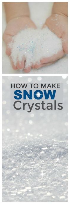 how to make snow sand for babies and toddlers