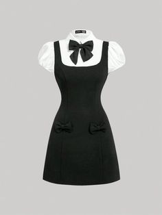 Designer Clothes For Women Outfit, White Collar Dress, Cutest Dress, Back To School Clothes, Casual Fashion Trends, Swimsuits Outfits, School Clothes, Dress Back, School Dresses