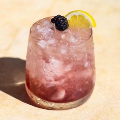 a close up of a drink on a table