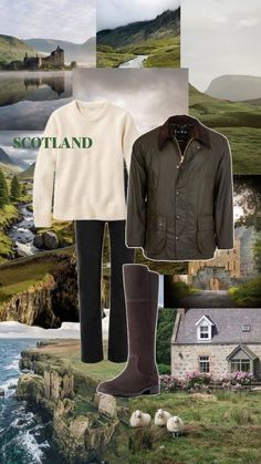 English Countryside Fashion, English Countryside Aesthetic, Scotland Outfit, Countryside Outfit, Scotland Aesthetic, Countryside Fashion, Aesthetic Cottage Core, British Country Style, Countryside Aesthetic