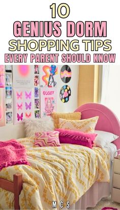 the top ten genius dorm shopping tips every parent should know