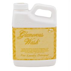 a gallon of glamorous wash on a white background