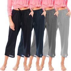 PRICES MAY VARY. 100% Poly Slub Drawstring Waist closure Machine Wash SUPER VALUE BONUS 4 PACK ; Pack of 4 Brilliant Color Active Flowy Open Bottom Capri Cropped Pants SUPER LIGHT WEIGHT / SEMI SHEER & SUPER SOFT : Versatile Everyday / Active Relaxed Fit with a Subtle Flexible Stretch / Tag Free ANY WEAR FUNCTIONAL DESIGN ; Fabric Draw String & Fabric Elastic Flexible Waistband / 2 Side Vented Deep Pockets /Bermuda Capri Open Bottom SEXY BASICS - ANY WEAR / ANY TIME COLLECTION ; Casual / Jog / W Wide Leg Capris With Pockets For Loungewear, Loungewear Capris With Pockets, Cropped Leg, Ankle-length Capris With Pockets For Loungewear, Loungewear Cropped Leg Capris With Pockets, Fabric Drawing, Flexible Stretches, Sports Shorts Women, Bermuda Short, Coral Orange