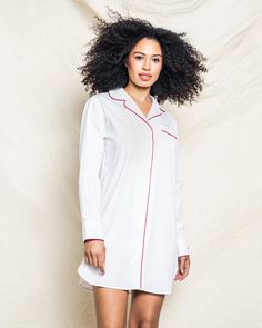 The sultry feeling of stealing a dress shirt for impromptu pajamas, combined with the comfort of tailoring that sits just right. This lush sleep shirt has a roomy fit but looks crisp thanks to details like the classic collar and elegant shirt-tail hem. Premium 100% cotton twill makes this design crisp, comforting, and cozy. The moisture-wicking weave is yarn-dyed to help prevent fading. Cotton twill becomes more buttery with every wash. You will be tucked in luxury and off to dreamland. Bonne nu Luxury Sleepwear, Shoe Size Conversion, Elegant Shirt, Sleep Shirt, Every Man, Night Shirt, Shoe Size Chart, Pearl Buttons, Getting Cozy