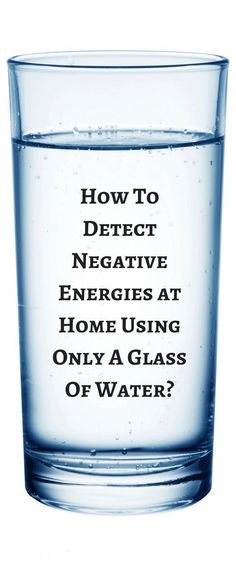 How To Detect Negative Energies At Home Using Only A Glass Of Water Glass Of Water, Colon Cleanse, Health Remedies, Natural Healing, Negative Energy, Energy Healing, The Words, Positive Energy, Natural Health