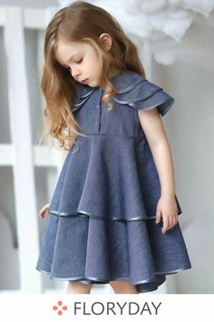 Dress Kids Girl, Kids Dress Patterns, Kids Summer Fashion, Girls Frock Design, Baby Dress Patterns