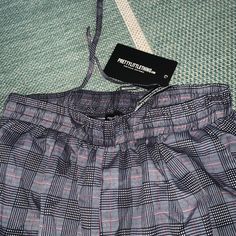 Black Check Casual Trouser Silky So Comfy, Pretty Little Thing Pants. Size Us 8 Adjustable Waist Band Black Bottoms For Pajama Party In Summer, Black Bottoms For Summer Pajama Party, Black Bottoms For Pajama Party In Spring, Black Pants For Summer Pajama Party, Pretty Little Thing, Casual Trousers, Pants Color, Waist Band, Little Things