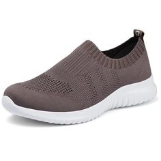 PRICES MAY VARY. Lightweight and Flexible: Women walking shoes mesh upper with good breathability and flexibility makes the foot more free and comfortable Breathable Slip-On Sneakers: Knit mesh fabric and convenient heel-pull loop,comfortable and easy to put on and off, breathability&flexibility no matter whether you wear the socks or not Memory Foam Insole and Anti-slip: MD non-slip walking shoes sole ultra-light and wear-resistant provides sufficient friction,extreme elasticity and stability,slip-on tennis athletic cusioned soft insole for extra comfort Size and Color: Form size 5 to 13, size 5 wide to 13 wide,the color of no lace slip on casual shoes available in white,black,grey,pink ,brown,red,green,beige,blue Occasion: This fashionable gym suit for walking, hiking, cycling, work, sho Breathable Slip-on Walking Shoes For Light Exercise, Mesh Slip-on Running Shoes For Light Sports, Comfortable Gray Running Shoes For Light Exercise, Comfortable Slip-on Walking Shoes For Errands, Slip-on Mesh Walking Shoes For Light Sports, Mesh Slip-on Running Shoes, Comfortable Breathable Gray Slip-on Sneakers, Comfortable Gray Slip-resistant Running Shoes, Gray Breathable Walking Shoes For Light Exercise