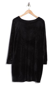 Enjoy the plush softness of this velour sleep shirt that is framed with a V-neckline and long sleeves. V-neck Long sleeves 92% polyester, 8% spandex Machine wash, tumble dry Imported Sleep Shirt, Nicole Miller, Nordstrom Rack, Sleep, Nordstrom, Long Sleeves, Spandex, V Neck, Long Sleeve