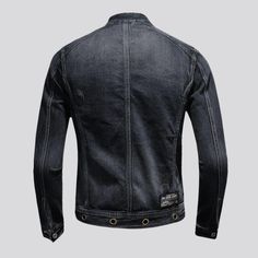 Be a trendsetter and own the streets in trend with our 2023 Autumn-Winter Collection retro moto jeans jacket for men! This biker-style. black denim jacket features a zipper closure for an effortlessly cool look. Crafted from premium quality denim. this timeless piece is sure to be a lasting addition to your wardrobe. So. what are you waiting for? Make a bold statement and be the envy of all your friends with this fashion-forward jacket!Distinctive Features: Bomber Style: This classic bomber-styl Denim Biker Jacket With Zipper For Streetwear, Denim Jacket With Zip Fly For Streetwear, Denim Biker Jacket With Zipper Closure For Streetwear, Outdoor Black Denim Jacket With Pockets, Black Denim Outerwear For Urban Adventures, Black Denim Jacket With Pockets For Outdoor, Urban Cotton Denim Jacket With Zipper, Denim Biker Jacket With Zipper Closure, Urban Cotton Denim Jacket With Zipper Closure