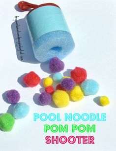 the very best kids'activities 2013 pool noodle pom pom shooter toy