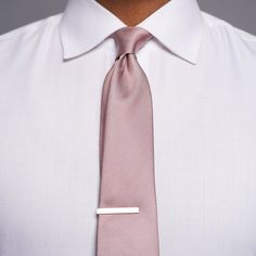 Made from 100% woven silk, our Grosgrain Solid Mauve tie has subtle texture and sheen for a look that's formal as well as professional. | Men's Tie Bar: Grosgrain Solid Tie - Super Skinny, In Mauve Stone, Silk Modern Standard Tie For Semi-formal Occasions, Modern Standard Tie For Semi-formal Events, Tailored Professional Standard Tie, Modern Standard Tie For Office, Modern Fitted Ties For Formal Occasions, Luxury Ties For Office Suit Accessories, Classic Fitted Ties For Formal Occasions, Tailored Workwear Suit And Tie Accessories, Tailored Tie For Workwear