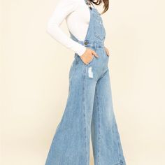 Absolutely Adorable Overalls Super Flared Faded Denim Show Me Your Mumu I’m A Size 10/12 28 Inch Waist Bell Bottom Overalls, Flared Overalls, 28 Inch Waist, Faded Denim, Show Me Your Mumu, Bell Bottom, Show Me Your, Show Me, Bell Bottoms