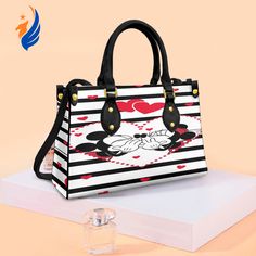 Introducing our Mickey Couple Cartoon Disney Gift Love Fashion Lady Handbag! This trendy and adorable handbag is perfect for Disney Personalized Leather Handbag, Cartoon Disney, Hawaiian Shirt Women, Disney Gift, Leather Handbags Women, Sweet Love, Gift Love, Fashion Lady, Personalized Couple