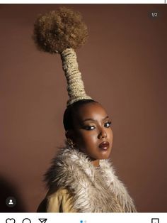 Black Hair Editorial, African Photoshoot, Blk Aesthetic, Afrocentric Hair, Futuristic Hairstyles, Futuristic Hair, Afro Hair Art, Doll Hairstyles