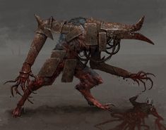 an image of a creature that is made out of metal