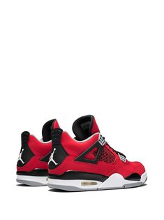 Find JORDAN Air 4 Retro Toro Bravo Sneakers on Editorialist. Supplied by a premier sneaker marketplace dealing with unworn, already sold out, in demand rarities. Each product is rigorously inspected by experienced experts guaranteeing authenticity. Go Bulls! Flipping around the original Chicago Bulls colour schemes of the Air Jordan 4, this 2013 release features a predominantly red upper with black, white, and grey accents. Thanks to its original colour palette, the “Toro Bravo” Air Jordan 4 has Air Jordan 4 High-top With Abzorb Midsole, Air Jordan 4 Lace-up With Abzorb Midsole For Streetwear, White Sole High-top Air Jordan 4, University Red Sneakers With Boost Midsole For Streetwear, Red Sneakers With Contrast Sole For Streetwear, University Red Sneakers With Red Sole For Streetwear, Sporty Air Jordan 4 With Abzorb Midsole, High-top University Red Sneakers With Contrast Sole, University Red High-top Sneakers With Contrast Sole