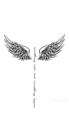 Be Free Tattoo, Angel Wings Back Tattoo, Angel Wings Tattoo On Back, Spine Tattoo Quotes, Angel Wing Tattoo, Tattoo Quotes For Men, Armband Tattoos, Meaningful Tattoo Quotes, Wrist Tattoos For Guys