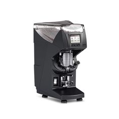 an espresso machine is shown on a white background