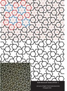 the cover of an article with different patterns and colors