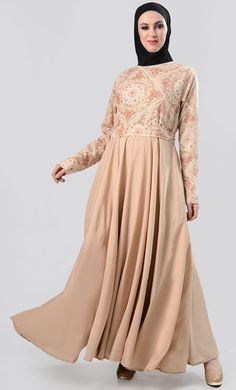 Turkish Style Ancient Everyday Abaya-Sand - EastEssence.com Beige Long Sleeve Modest Maxi Dress, Modest Beige Long Sleeve Maxi Dress, Modest Beige Dress For Eid, Open Abaya, Turkish Style, Fall Layering, Spring Prints, Minimalistic Style, Fall Layers